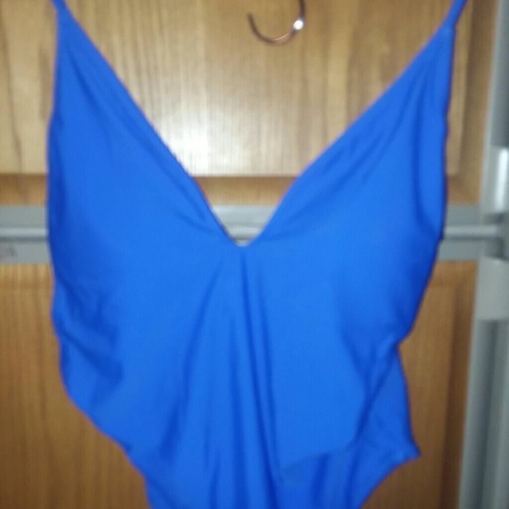 Zecara smoldering navy one piece swim suit